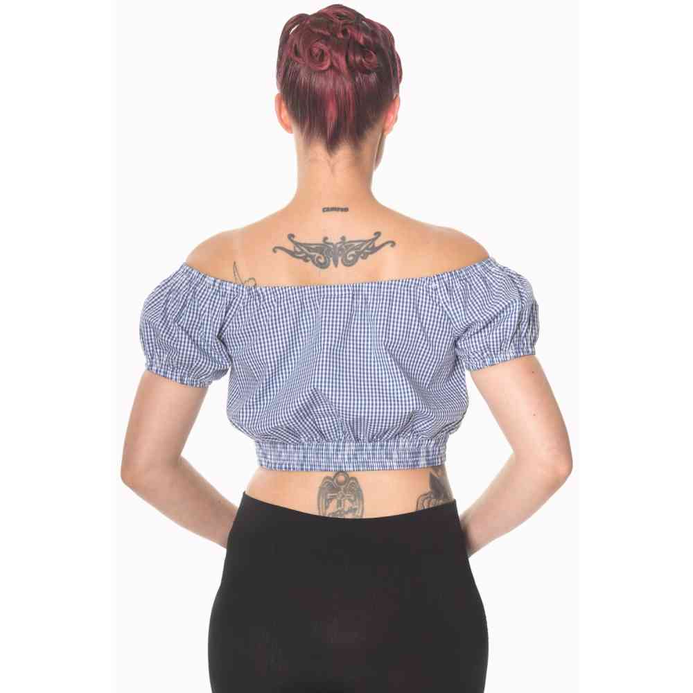 Dancing Days - ALL MINE Gypsy top - Blauw